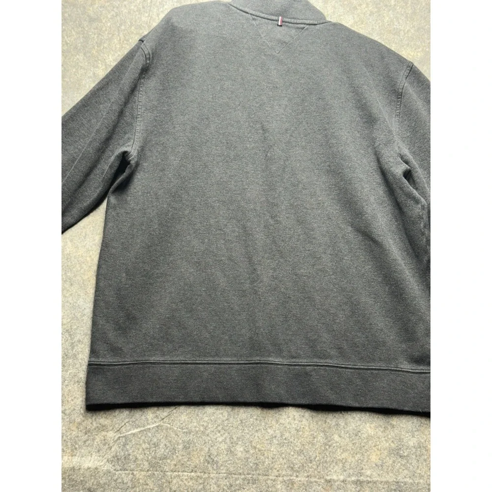 Men's Tommy Hilfiger 1/4 Zip Pullover Sweater - Grey - XXLarge‎